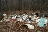 Pool Waste Found Along the Powerlines