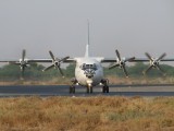 1650 23rd October 08 Air Armenia AN12 at Sharjah Airport.jpg