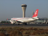 0724 25th October 08 Air Arabia A320 taxying onto Stand 10 at Sharjah Airport.jpg
