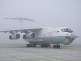 0911 31st December 08 IL76 at a foggy Sharjah Airport.jpg