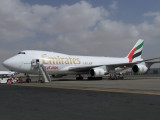1222 4th January 09 Emirates 747 at Sharjah Airport.jpg