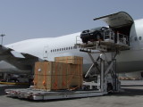 1041 17th June 09 Landcruiser loading at Sharjah Airport