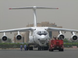 1132 1st July 09 IL76 engine run at Sharjah Airport
