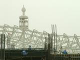 1538 14th Jan 06 Construction at Sharjah Airport on a cold dusty day.JPG