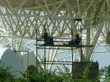 1522 5th April 06 Workers taking a break at Sharjah Airport.JPG