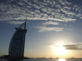 Burg Al Arab Cotton Clouds Dubai.JPG