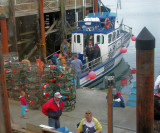 The 42 Foot Sea Pirate Docks Alongside