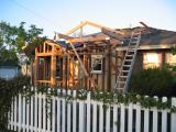 Front house framing