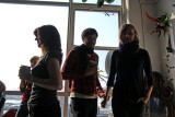 Kerry, Kristen (beside window), Anders, Andrea