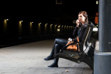 Waiting for the train