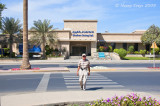 Bill Crays in front of Dining Hall, Dhahran