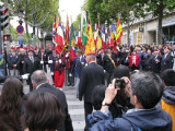 March to the Arc de Triumphe