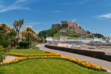 Gardens and castle, Gorey, Jersey