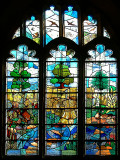 Stained glass, Great Chalfield, Wiltshire