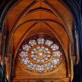 Rose window, Truro Cathedral, Cornwall