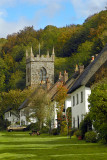Church and homes, Milton Abbas (3474)