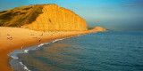 Evening light on East Cliff, West Bay, Dorset