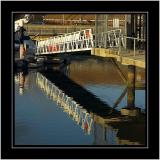 Foot bridge, the marina, Weymouth, Dorset