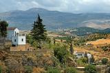 A closer view from the bridge at Ronda!