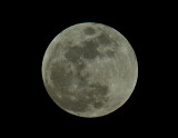 Moon 6:30 pm before lunar eclipse