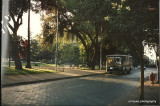 early morning in Santiago, Chile in 1992