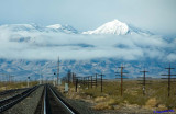 Snow clouds rails
