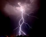 Evening Lightening  in Las Vegas