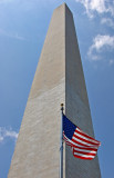Flag and monument
