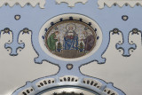 The Blue Church, front mosaic