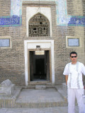 Tashkent library doorway