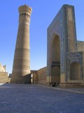 Bukhara - medrassa & famous tower