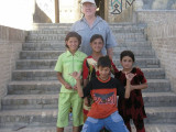 Bukhara - Grant with Caravansari kids