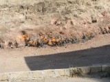 Azerbiajan - place where flames come out of ground, due to natural gas