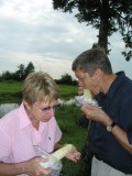 Enroute to Batumi, Turkey - stop for fresh-cooked corn