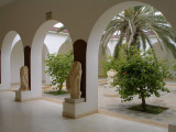 El Djem - museum - sculpture in courtyard