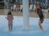 Fun in the sprinkler