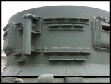Right side turret pintel mg mount and grouser storage mounts