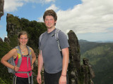 Kyle and Heidi near the summit