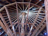 French Round Barn center roof support