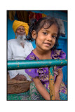 little girl and turban