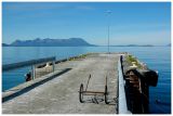 View and pier. ( Near Harstad,Norway)