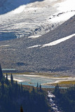 Lyman Glacier With Upper Lyman Lake