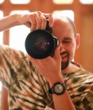 Jonathan Ley With HIs Canon 5D And 85mm F1.2 Lens Attached
