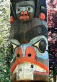 Beaver Totem,, Vancover Island