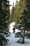 Climbing Toward Ridge And View Point