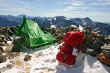 Camping Near Sahale Glacier,,, No People For Four Days