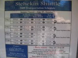 NPS Shuttle Times From High Bridge To Stehekin