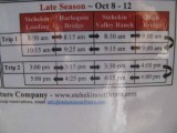 Late Season Times