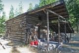 Old cabin  at head of Stehekin Valley