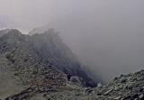 Goat Rocks on Foggy Sept. Morning